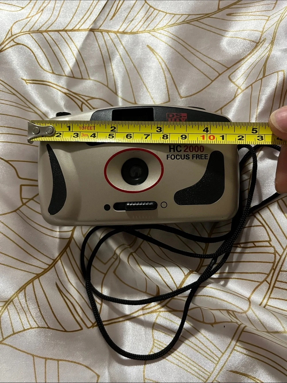 Watters Silver, Black and Red HC2000 Focus-Free Film Camera